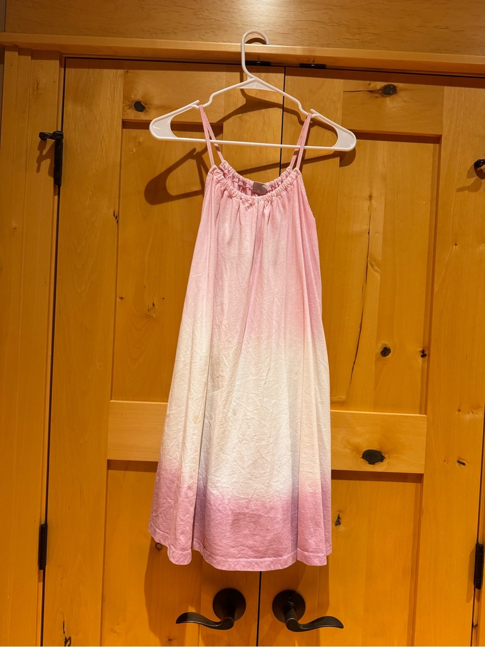 Zara Girls Pink Ombre Spaghetti Strap Dress